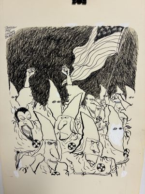 Wayne Stayskal | Anti Klu Klux Klan Cartoon Wayne Stayskal | ComicArtFans Classifieds