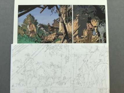 Hermann - Planche originale crayonné (p.28) - Jeremiah T.13 - Strike - (1988) | Catawiki