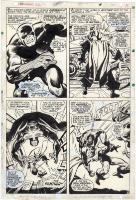 John Buscema , Vince Colletta | John Buscema - Vince Colletta - the Avengers #52 | ComicArtFans Classifieds