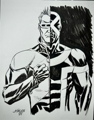 Dave Johnson | Revolutionary Cyclops New X-Men Cyclops By Dave Johnson | ComicArtFans Classifieds