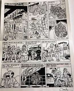 De Kiekeboes - Originele pagina (p.27) 99 Plus - (2002) | Catawiki