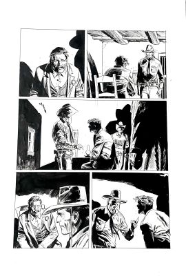 Massimo Carnevale | Original page for Tex. Cm. 34,5x49,5. Ink. Mint. Code 2177. | Segni e Disegni