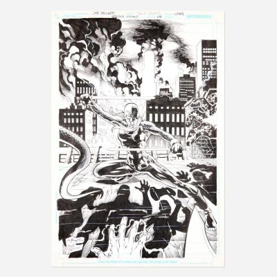 Lot 174 - Joe Bennett and Jack Jadson, Terror Titans #6 Cover Original Art (DC Comics, 2009) | Landry Pop Auctions