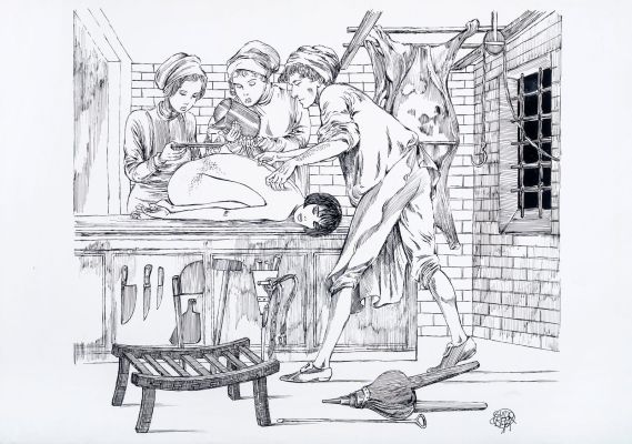 Lot 193 - Crepax Guido - "Valentina: I Piaceri della Carne", anni ‘90 | Urania Casa d’Aste