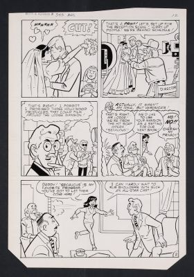 Dan Decarlo | Archie’s Girls Betty And Veronica #343 (1986) Page 12 Pencils And Inks By Dan Decarlo | ComicArtFans Classifieds