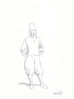 Moebius. Dessin original non nominatif Arzach | BDEnchères
