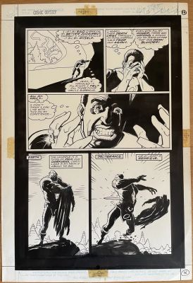 Mike Mignola, Carlos Garzon | Mignola - Cosmic Odyssey Page | ComicArtFans Classifieds