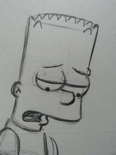 Matt Groening- Simpsons - Bart - Dessin original | Catawiki