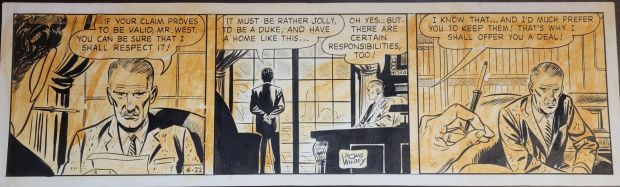 Doug Wildey | The Saint - Friday April 22, 1960 By Doug Wildey | ComicArtFans Classifieds
