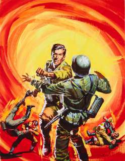 Maddocks Marauders Front Line series. No 3 original cover artwork… | Comic Book Auctions ltd