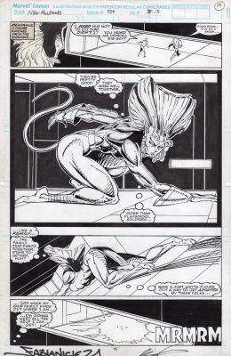 Rob Liefeld | New Mutants 100 Pg 15 Rob Liefeld (First X-Force!) | ComicArtFans Classifieds