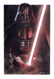 Darth Vader Portrait, Star Wars - Original Painting - Daniel Azconegui - EO | Catawiki