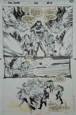 Whilce Portacio - Bishop 2Nd Appearance in Uncanny Xmen #284 By Whilce Portacio