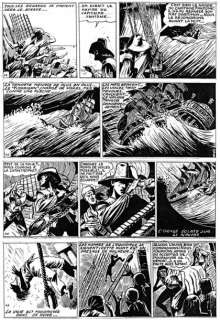 Cazanave Raymond (1893 - 1961) - CAZANAVE Raymond Â« Le Capitaine Fantôme Â». 4 planches Ã  l‘encre de&hel