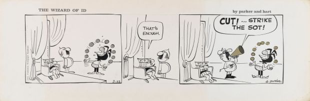 Lot 229 - Parker Brant - "The Wizard of Id", 23823 | Urania Casa d’Aste