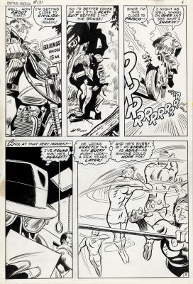 Lot 266 - Colan Gene - "Captain America - Bucky Reborn!", 1970 | Urania Casa d’Aste