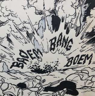 Suske en Wiske 50 - Originele pagina (p.49) Sjeik el Ro-Jenbiet - met luxe groot formaat hc  - (1963/2018) | Catawiki