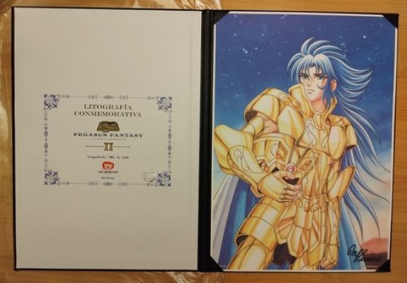 Lithographie manga Saint Seiya Michi Himeno Shingo Araki ex-libris limited print | eBay Europe