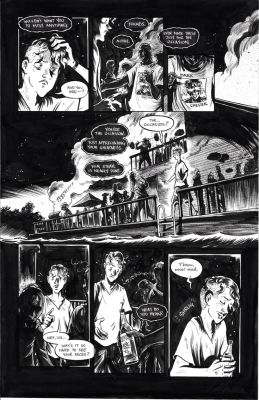 Nate Powell | Twilight Zone Issue 4 - Pg. 13 | Athenaeum Comic Art
