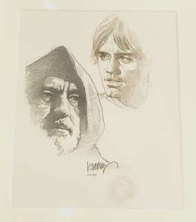 Lawrence Noble | Star Wars Obi-wan Kenobi and Luke Skywalker | Galactic Gallery