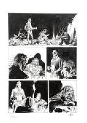 Massimo Carnevale | Original page for Tex. Cm. 34,5x49,5. Ink. Signed. Mint. Code 2288. | Segni e Disegni