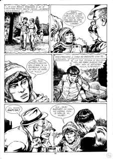 Mister No #223 - Gino Pallotti - 2x original pages - Page volante - EO - (1993) | Catawiki