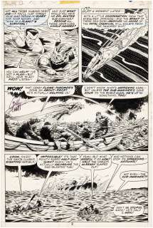 "SUB-MARINER" VOL. 1 #53 COMIC PAGE ORIGINAL ART BY CREATOR BILL EVERETT. | Hake’s