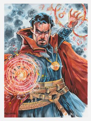 Rb White | Doctor Strange Original Art 9x12 inches | Raremarq (Buy It Now)
