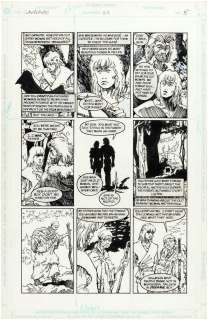 "SANDMAN" VOL. 2 #38 COMIC BOOK PAGE ORIGINAL ART BY DUNCAN EAGLESON. | Hake’s