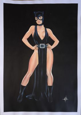 Alex Lei | Pin-Up Cat Woman | Raremarq (Buy It Now)