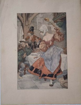 INCREDIBILE ORIGINALE ACQUARELLO di CHERI HEROUARD (1881–1961) | eBay Europe