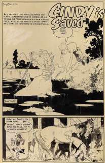 (Frazetta) Cindy is Saved. | Profiles in History