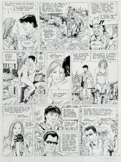 lot 406 - Jarbinet/Sam Bracken. Planche originale n°14 du T1 "La…