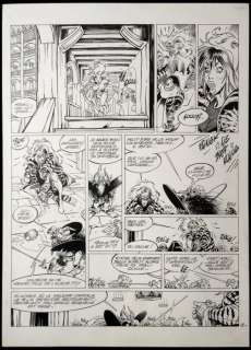 Crisse - Planche originale (p.18) - L’Epée de Cristal | Catawiki