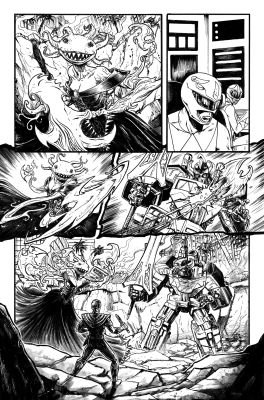 Gavin Smith | Gavin Smith - Mighty Morphin Power Rangers: Zord Quest #1, Page 3 | Modern Mythology Comic Art