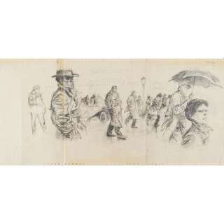 * Rene FOLLET (1931-2020) Daddy Crayon et gouache blanche… | Tajan