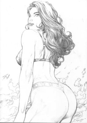 Ed Benes | Wonder Woman - 11"x17" Pencil | Ed Benes