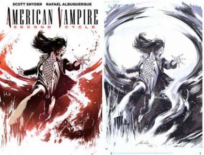 Rafael Albuquerque - American Vampire: Second Cycle (Vertigo Comics) issue #04 (Cover)