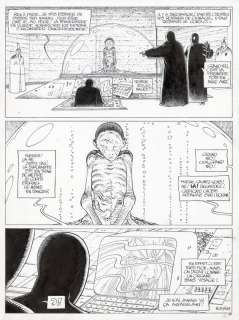 Moebius | Planche ORIGINALE 66 – LE MONDE D’EDENA : LA DÉESSE | 2DGalleries