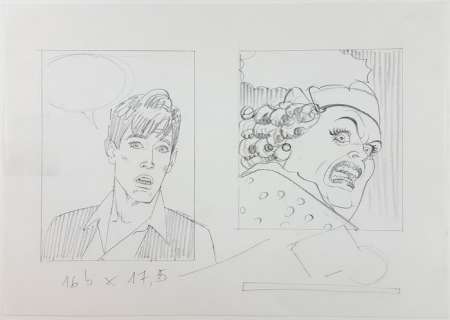 Dylan Dog - Angelo Stano - original sketch - Page volante | Catawiki