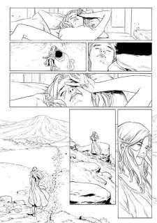 Francesco Trifogli - La Belle e la Bete - Tome 2 - Page volante (2018) | Catawiki