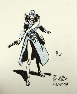Blutch Variations Superbe... | BLUTCH Variations Superbe dédicace sur le tirage de... | Vermot et Associés