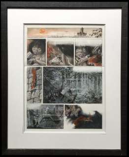  - Hausman, René  - Planche originale en couleur (p.13) - Le Prince des Ecureuils - (1998) 