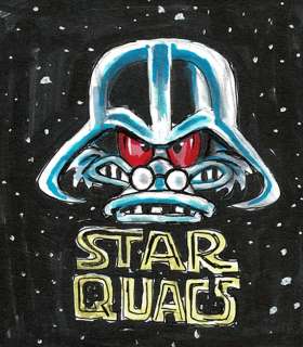 Donald Duck Inspired By Darth Vader - Star Ducks - Original Drawing - Tony Fernandez - Dessin original - (2015) | Catawiki