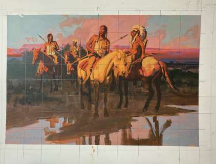 Paul Mann | Paul Mann Western Gallery Color Roughs 2004-2008 #43 | Galactic Gallery