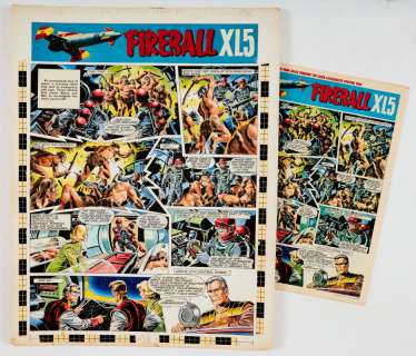 Fireball XL5 original artwork by Mike Noble (1966) for TV Century 21… | Comic Book Auctions ltd