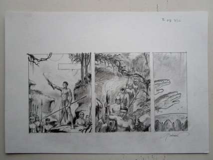 Bosschaert, Jan - Originele tekening in potlood - Jaguar | Catawiki