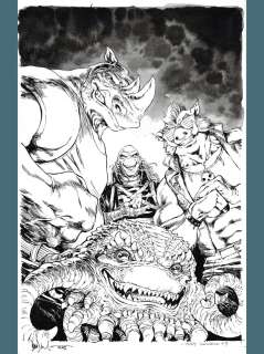 Dave Wachter | Teenage Mutant Ninja Turtles: Sourcebook - Issue 4 Cover | Dave Wachter