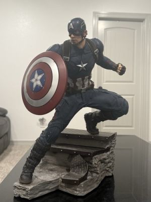 Iron Studio 1/4 Statue Avengers Captain America Civil War | eBay US (Buy It Now)