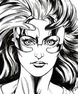  - X-men - Portrait  Polaris par Geof Isherwood - Page volante - EO - (2018) 